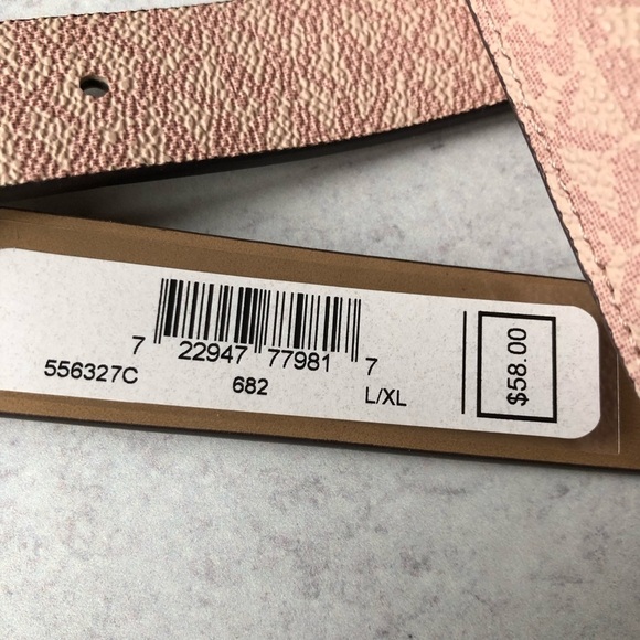 Michael Michael Kors Logo Monogram Belted Waist Bag NWT Rose Pink L/XL - Picture 6 of 10